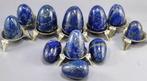 Lapis Lazuli Eieren - Hoogte: 58 mm - Breedte: 42 mm- 1095 g, Verzamelen, Nieuw