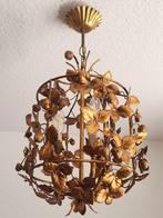 Lustre - Plaqué or - Plafonnier florentin italien, Huis en Inrichting, Nieuw