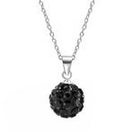 Fako Bijoux® - Ketting - Disco Dots - Hanger - Zwart, Verzenden, Nieuw