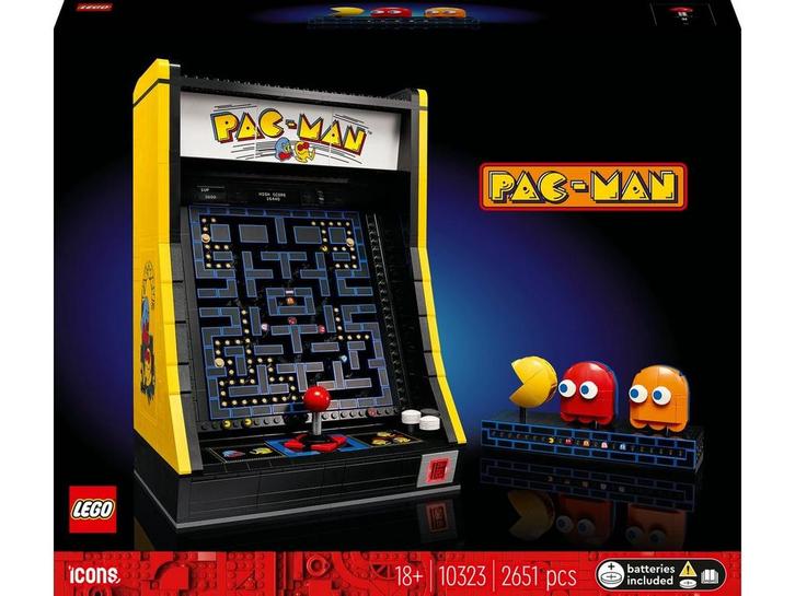 LEGO Icons PAC-MAN arcade - 10323 - Retro video game replica, Kinderen en Baby's, Speelgoed | Bouwstenen, Zo goed als nieuw, Verzenden