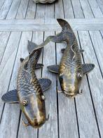 Beeldje - A pair of bronze koi fish (2) - Brons
