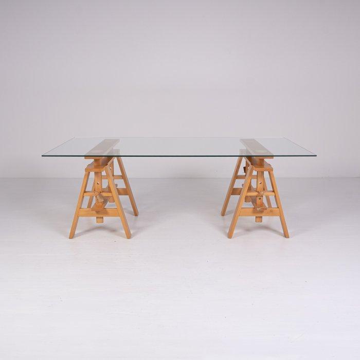 Zanotta - Achille Castiglioni - Table - Leonardo - Hêtre, Antiek en Kunst, Kunst | Designobjecten