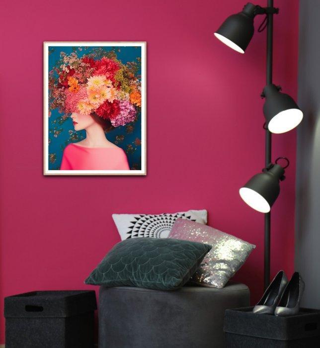 Viet Ha Tran - Pink bloom, Antiquités & Art, Art | Objets design