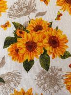 Elegante stof met zonnebloemen - Textiel - 2,8 m - 2,5 m, Antiek en Kunst