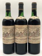 3x Chateau Cantemerle 1974 (Bordeaux, rood) (rood, Bordeaux), Verzamelen, Wijnen, Ophalen of Verzenden, Nieuw, Frankrijk, Rode wijn
