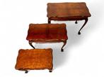 Plantentafel - Wortelnotenhout - Salontafelset - jaren 1920
