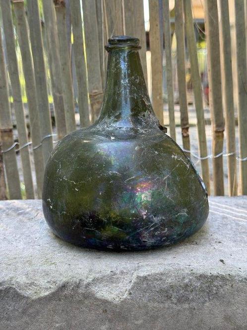 Bouteille - bouteille doignon - Verre - bouteille en verre, Antiek en Kunst, Antiek | Glaswerk en Kristal