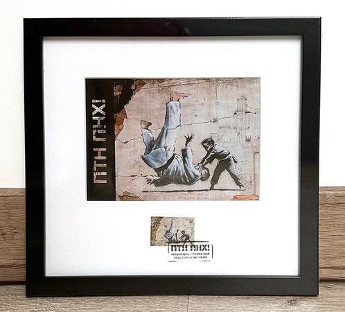 Banksy - CK PTN! ( !) - Raam met ansichtkaart en, Verzamelen, Postkaarten | Buitenland