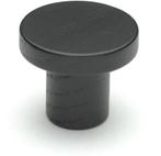 Meubelknop Stockholm Ø48mm essen mat zwart, Huis en Inrichting, Nieuw