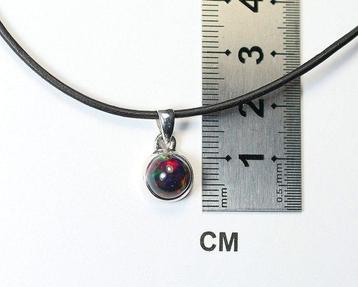 Zwarte Chalama Opal Hanger / Cabochon / nieuw- 1.44 g - (1)