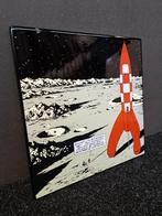 Tintin - 1 Plaque émaillée - On a marché sur la lune 1985 -, Livres, BD