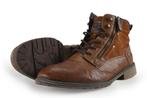 Mustang Veterboots in maat 45 Cognac | 5% extra korting, Kleding | Heren, Schoenen, Overige kleuren, Verzenden, Boots, Mustang
