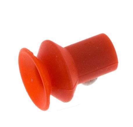 Soufflet 9mm Silicone Rouge Ventouse Course 3.5mm, Bricolage & Construction, Ventilation & Extraction, Envoi