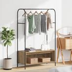 vidaXL Kledingrek met Planken in Artisan Eiken - 100x44x160, Huis en Inrichting, Verzenden, Nieuw