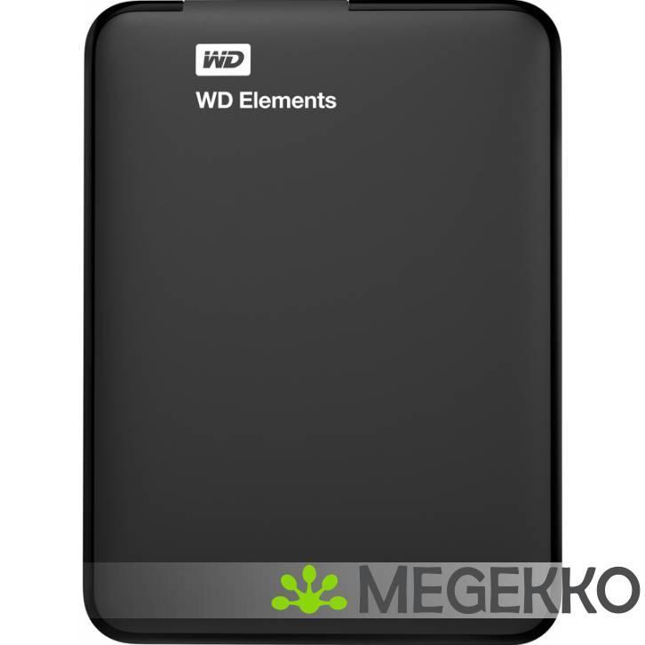 Western Digital Elements Portable 4TB Zwart, Computers en Software, Harde schijven, Nieuw, Verzenden