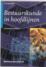 Bestuurskunde in hoofdlijnen 9789001050900 J.H. de Baas, Boeken, Verzenden, Zo goed als nieuw, J.H. de Baas