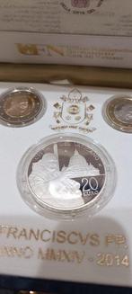 Vatican. Proof Set 2014 (incl. 20 euro in argento) (Sans, Postzegels en Munten, Munten | Europa | Euromunten