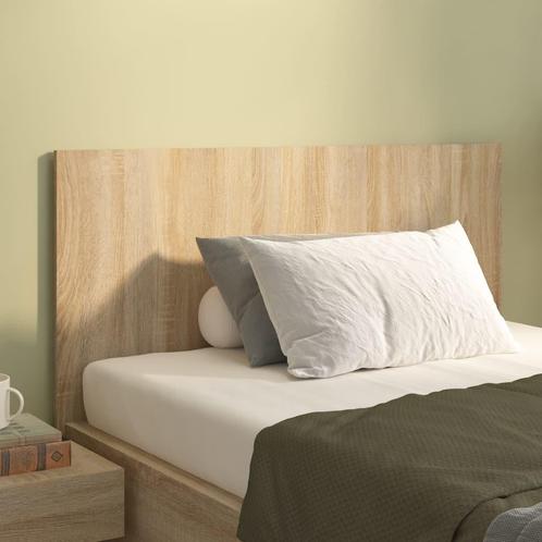 vidaXL Tête de lit Chêne sonoma 120x1,5x80 cm Bois, Maison & Meubles, Chambre à coucher | Lits, Neuf, Envoi