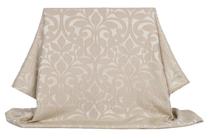 Fantastische satijnstof, 5,50 x 2,80, satijn met beige, Antiquités & Art, Art | Objets design