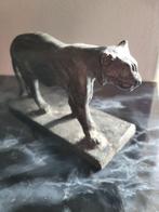 Naar Antoine Louis Barye - sculptuur, Lopende Tijger - 10 cm, Antiquités & Art, Antiquités | Céramique & Poterie