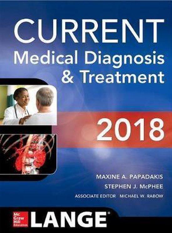 Current Medical Diagnosis and Treatment 2018 9781259861482, Livres, Langue | Anglais, Envoi