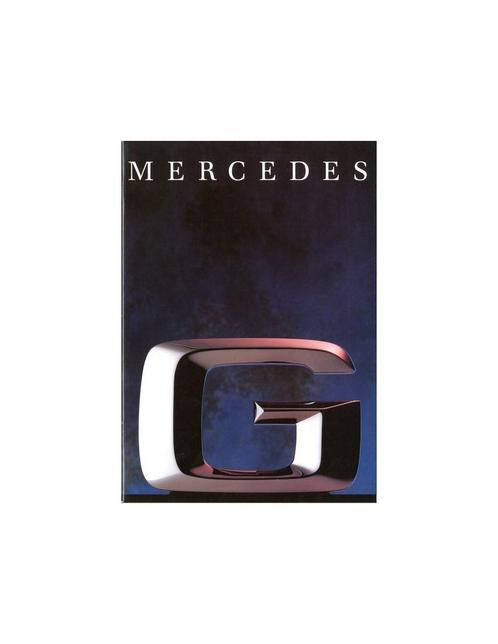 1992 MERCEDES BENZ G KLASSE BROCHURE NEDERLANDS, Boeken, Auto's | Folders en Tijdschriften