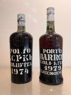 1974 Kopke & 1979 Barros - Colheita Port -  Douro  - 2, Collections, Vins