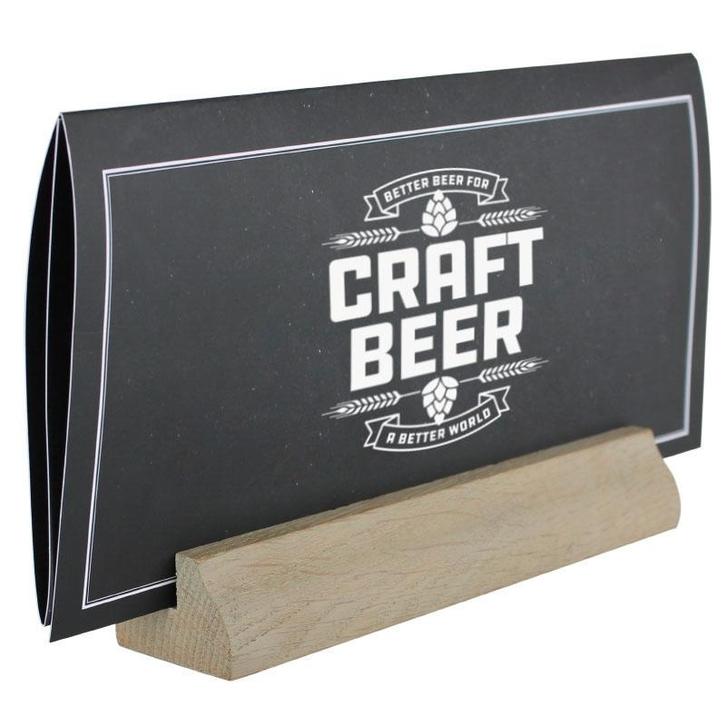 Menukaarthouder Stone Eiken 210x33 mm, Zakelijke goederen, Horeca | Meubilair en Inrichting, Verzenden