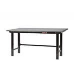 Werkbank zwart 200 cm met zinken werkblad - open model -, Ophalen of Verzenden, Nieuw
