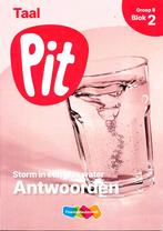 Pit Antwoorden Taal blok 2 groep 8, Boeken, Verzenden, Nieuw