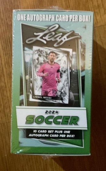 2024 Leaf Lionel Messi, Endrick Gesigneerde kaart, Originele, Verzamelen, Stickers