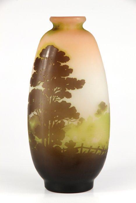 Emile Gallé, Établissements Gallé - Vaas  - Glas, Antiek en Kunst, Antiek | Glaswerk en Kristal
