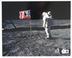 NASA Apollo 11 - Steve Bales handtekening, foto met Beckett