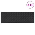 vidaXL Trapmatten 10 st 25x75 cm rubber, Doe-het-zelf en Bouw, Verzenden, Nieuw