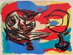 Karel Appel (1921-2006) - Heads in a Colourful Landscape,, Antiek en Kunst, Kunst | Schilderijen | Modern