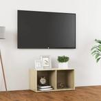 vidaXL Tv-meubel 72x35x36,5 cm bewerkt hout sonoma, Huis en Inrichting, Kasten |Televisiemeubels, Verzenden, Nieuw