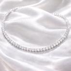Halsketting - 14 karaat Witgoud - 12.40ct. tw. Diamant, Nieuw