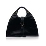 Gucci - Vintage Black Leather Stirrup Hobo Bag Handbag -, Handtassen en Accessoires, Tassen | Damestassen, Nieuw