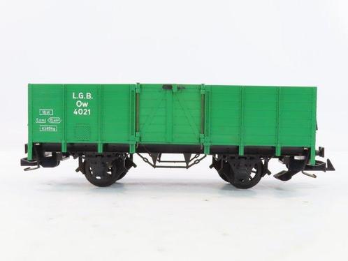 LGB G - 4021 - Modeltrein goederenwagon (1) - 2-assige hoge, Hobby en Vrije tijd, Modeltreinen | Overige schalen