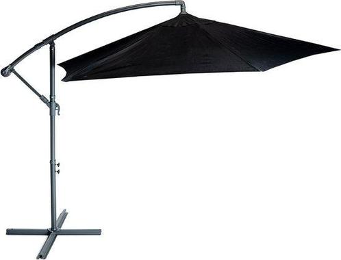 Tweedekans | QLT Luxe XXL Zweefparasol met Parasolhoes - Ø, Caravans en Kamperen, Voortenten en Luifels, Ophalen of Verzenden