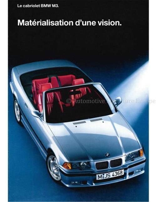 1994 BMW M3 CABRIO BROCHURE FRANS, Livres, Autos | Brochures & Magazines