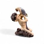 Royal Copenhagen - Figurine - Faun with Parrot - 752 -, Antiek en Kunst