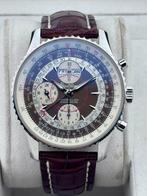 Breitling - Montbrillant Datora Triple Date Brown - Zonder, Nieuw