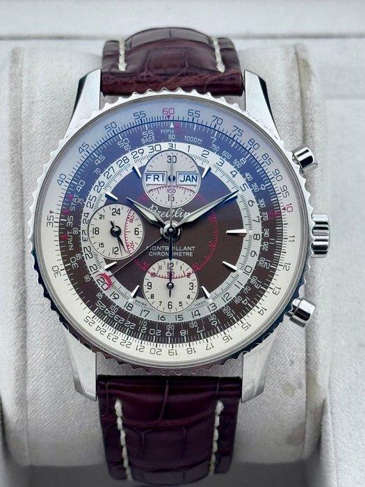 Breitling - Montbrillant Datora Triple Date Brown - Zonder, Handtassen en Accessoires, Horloges | Heren