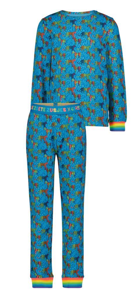 4PRESIDENT - De Zoete Zusjes Pyjama Joy Tiger Blauw, Kinderen en Baby's, Kinderkleding | Overige, Meisje, Nieuw, Ophalen of Verzenden