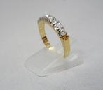 Ring - 18 karaat Geel goud - 0.42ct. tw. Diamant, Handtassen en Accessoires, Ringen, Nieuw