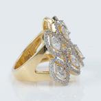 Trouwring - 14 karaat Geel goud - 1.77ct. tw. Diamant