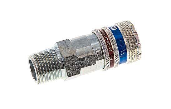 Staal/Messing DN 10.4 Safety Luchtkoppeling Snelkoppeling R, Doe-het-zelf en Bouw, Overige Doe-Het-Zelf en Bouw, Verzenden