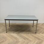 Tweedehands kantinetafel Artifort 160x80 cm, grijs blad -, Zakelijke goederen, Kantoor en Winkelinrichting | Kantoormeubilair en Inrichting