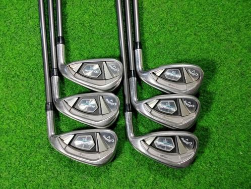 Callaway Rogue X golfset 5/pw regular flex golfclubs, Sport en Fitness, Golf, Club, Zo goed als nieuw, Callaway, Ophalen of Verzenden